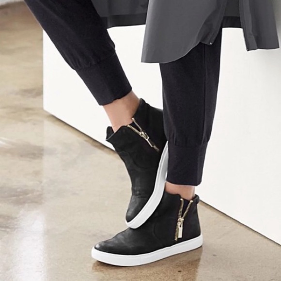 SOLD - Kenneth Cole Leather High Tops - Picture 3 of 3